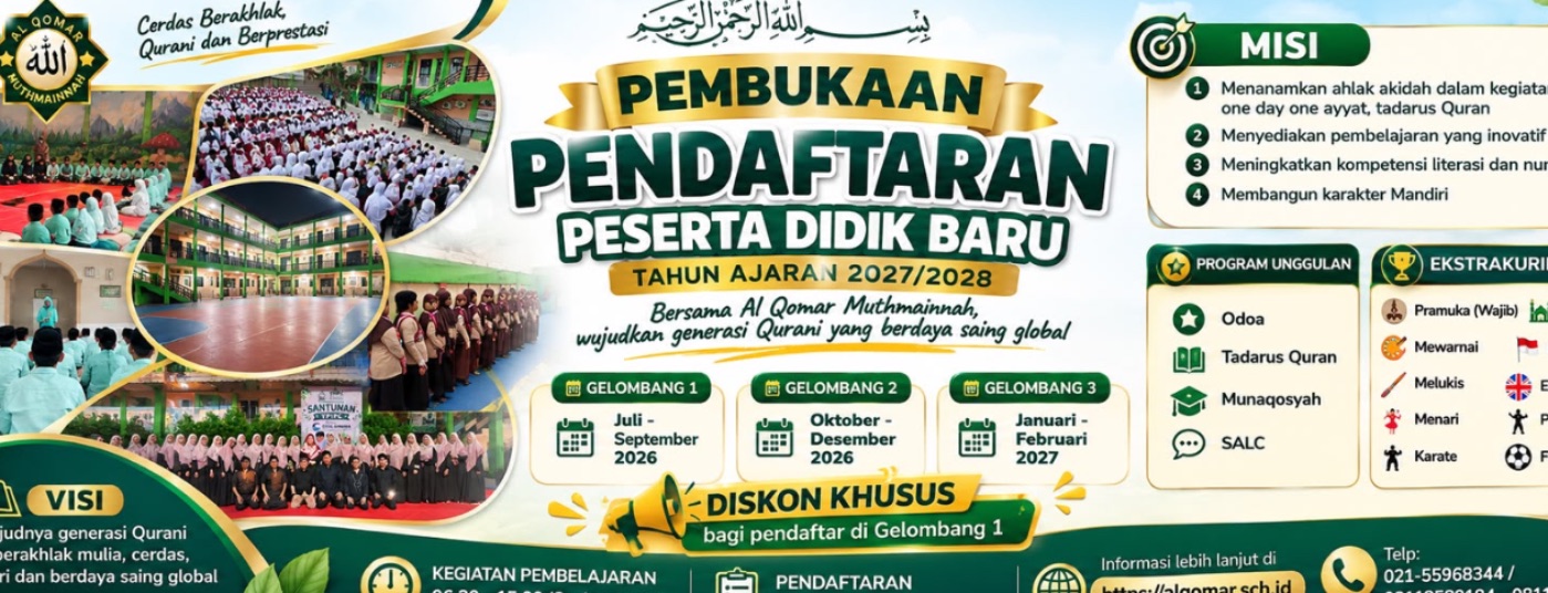 Pembukaan pendaftaran peserta didik baru 2027/2028