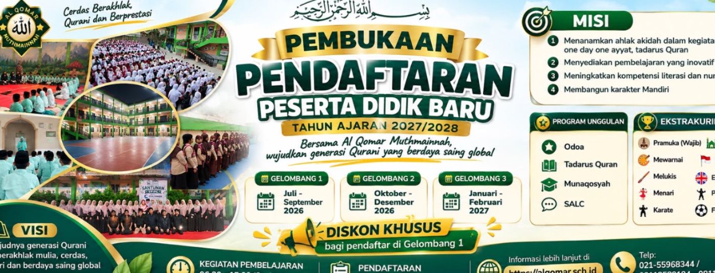 Pembukaan Pendaftaran Peserta Didik Baru Tahun Ajaran 2027/2028
